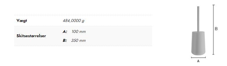 Beslagsboden Soft toiletbørste t/gulv - Mat sort Beslagsboden Soft toiletbørste t/gulv - Mat sort
