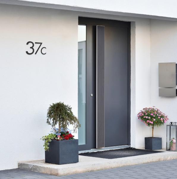 Beslagsboden Nordic husnummer 7 - Mat sort