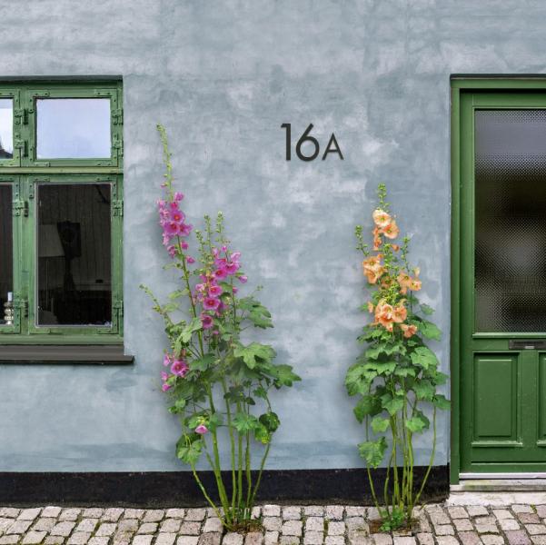 Beslagsboden Nordic husbogstav A - Mat sort Beslagsboden Nordic husbogstav A - Mat sort