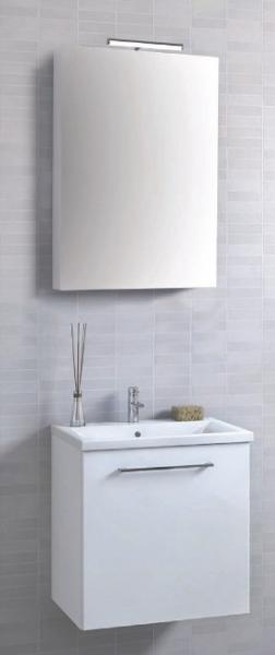 Strømberg Alba 50 møbelpakke - Hvid højglans