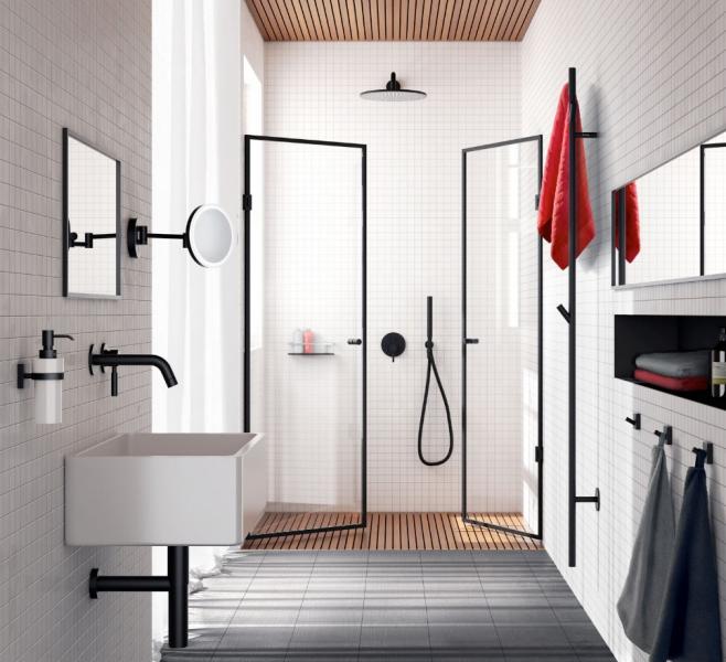 Smedbo Dry håndklædetørrer til el - 172 cm - Mat sort Smedbo Dry håndklædetørrer til el - 172 cm - Mat sort