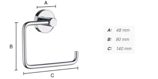 Smedbo Home toiletpapirholder - Børstet messing