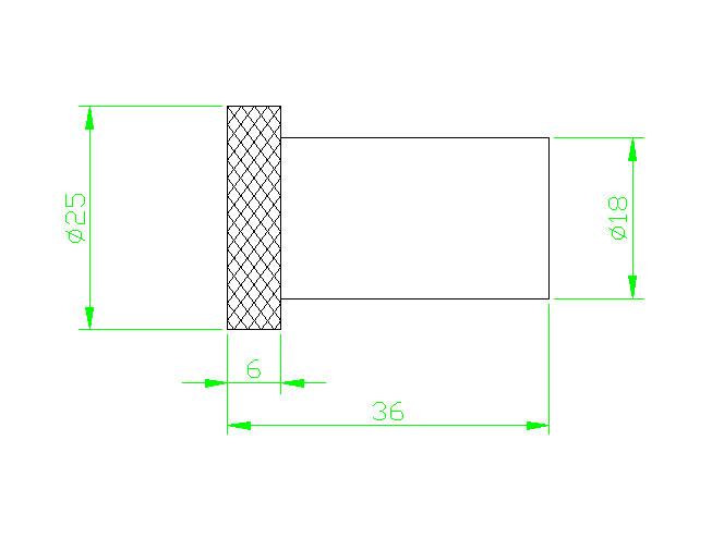 Cassøe håndklædekrog m/crystal cut - Mat sort