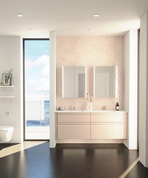 Dansani Luna Urban 160 møbelsæt m/Minore dobbeltvask og 4 skuffer - Valgfri farve Dansani Luna Urban 160 møbelsæt m/Minore dobbeltvask og 4 skuffer - Valgfri farve