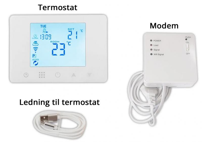 WiFi termostat - Til Langå pilleovne WiFi termostat - Til Langå pilleovne