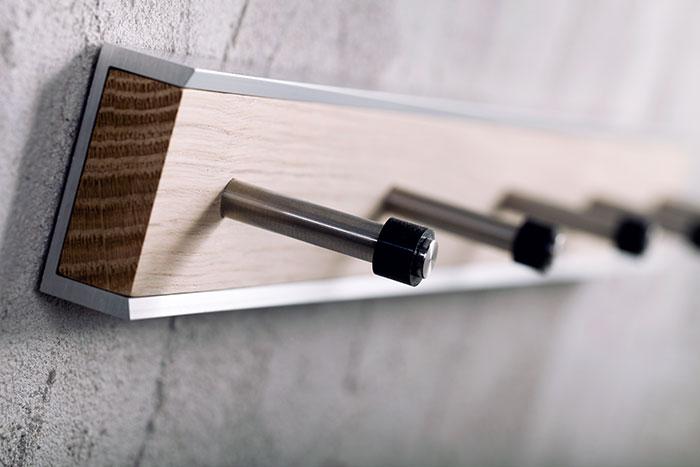 Hoigaard KR-35 knagerække m/5 knager - Eg/olie Hoigaard KR-35 knagerække m/5 knager - Eg/olie