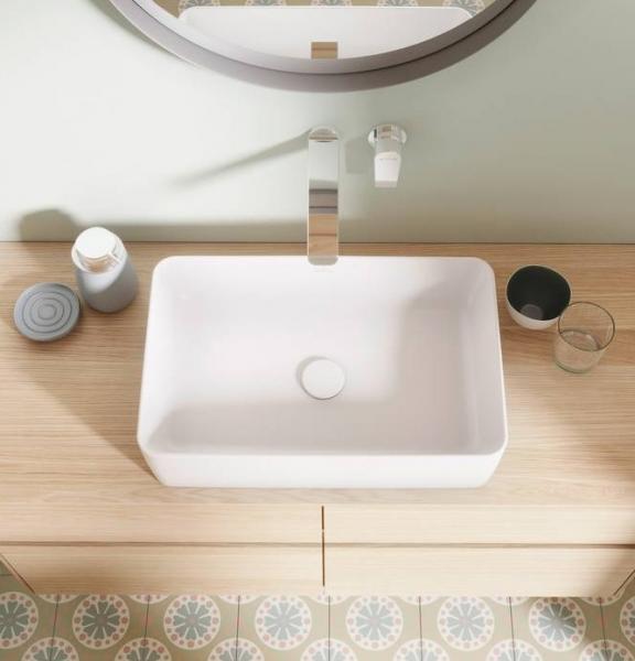 V&B Collaro 56 fritstående bowlevask - Uden overløb V&B Collaro 56 fritstående bowlevask - Uden overløb