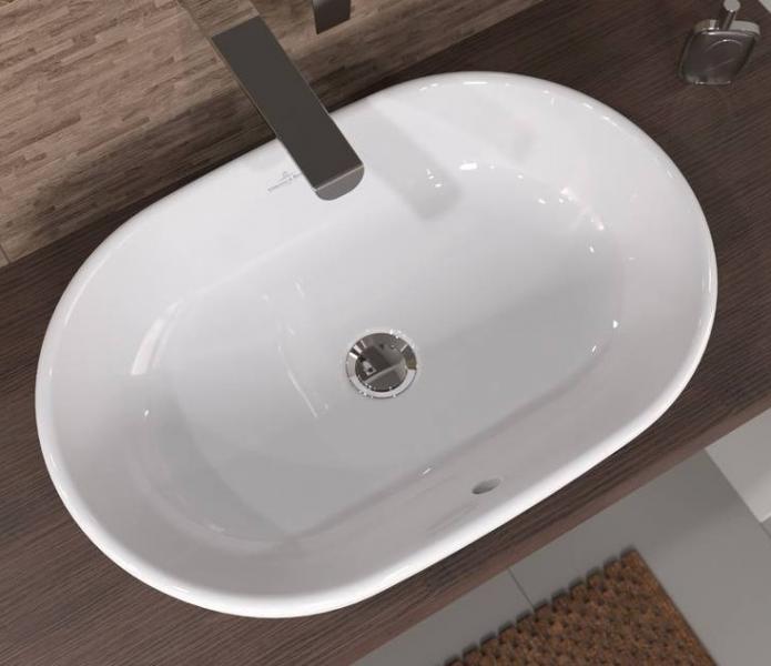 V&B Architectura 60 fritstående bowlevask - Med overløb V&B Architectura 60 fritstående bowlevask - Med overløb