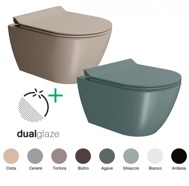 GSI Pura 55 væghængt toilet m/Extraglaze+ GSI Pura 55 væghængt toilet m/Extraglaze+