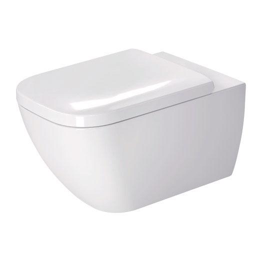 Duravit Happy D.2 54 væghængt toilet m/Durafix