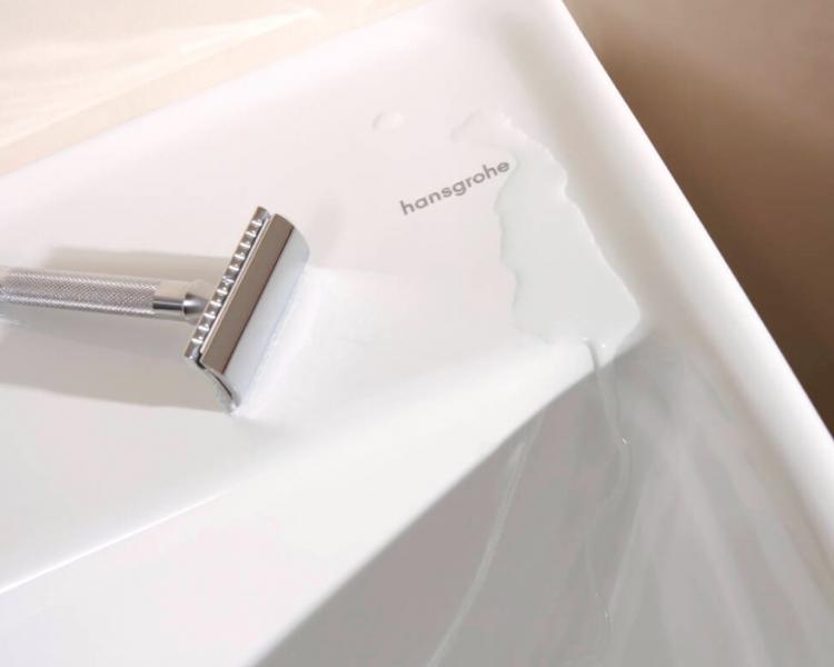 hansgrohe Xanuia Q 55 håndvask t/væg - 1 hanehul hansgrohe Xanuia Q 55 håndvask t/væg - 1 hanehul