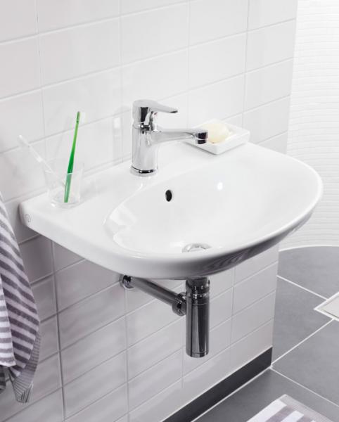 Gustavsberg 5560 Nautic 60 håndvask t/væg - Uden overløb - 1 hanehul - Ceramic+ Gustavsberg 5560 Nautic 60 håndvask t/væg - Uden overløb - 1 hanehul - Ceramic+