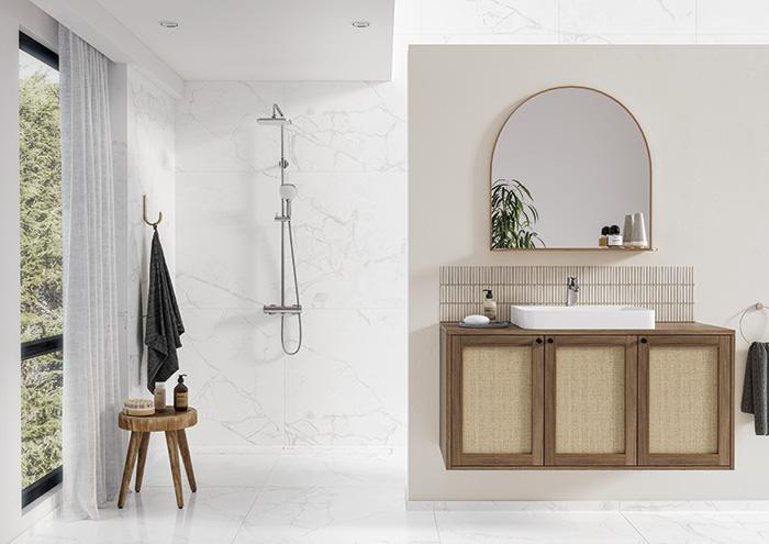 Damixa Pine komplet pakke til badeværelset - Krom