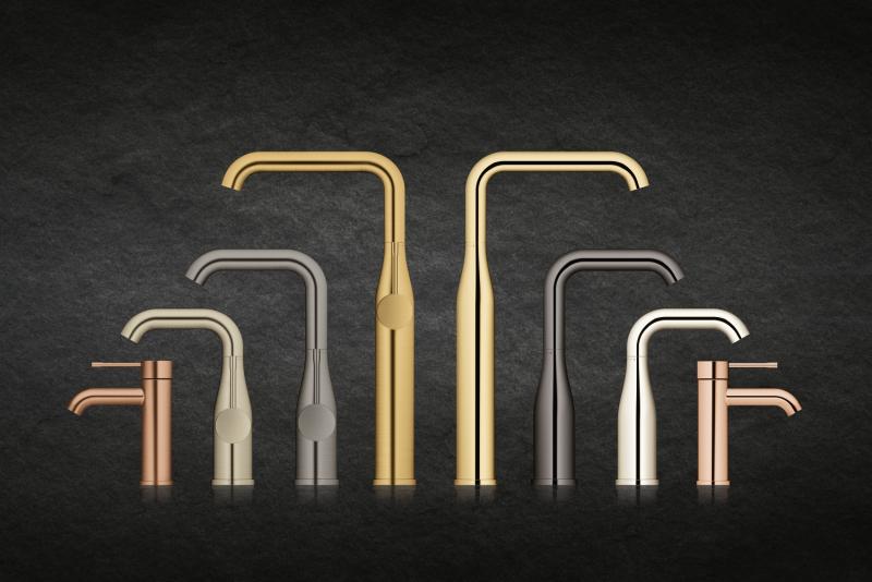 Grohe Essence New håndvaskarmatur u/bundventil - Steel Grohe Essence New håndvaskarmatur u/bundventil - Steel