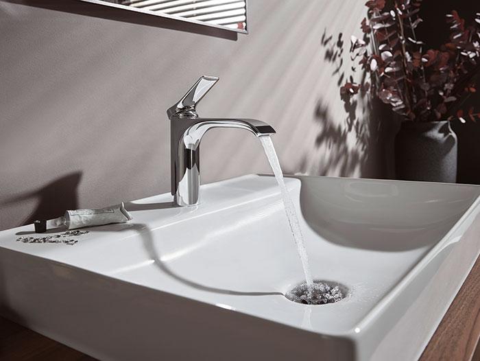 hansgrohe Vivenis 110 h&aring;ndvaskarmatur u/bundventil - Krom