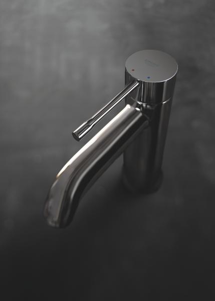 Grohe Essence New håndvaskarmatur m/bundventil - Poleret hard graphite Grohe Essence New håndvaskarmatur m/bundventil - Poleret hard graphite