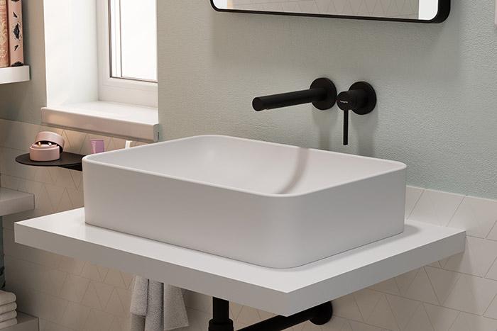 hansgrohe Zesis S armatur indbygning i væg 19,4 cm - Mat sort