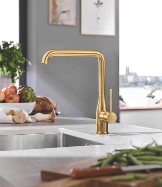 Grohe Essence New køkkenarmatur - Børstet cool sunrise