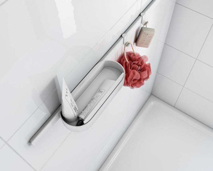 Hansgrohe WallStoris sæt til bruser - Mat hvid Hansgrohe WallStoris sæt til bruser - Mat hvid