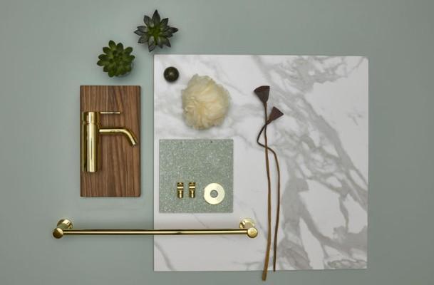 Damixa Silhouet håndklædestang - 500 mm - Poleret messing Damixa Silhouet håndklædestang - 500 mm - Poleret messing