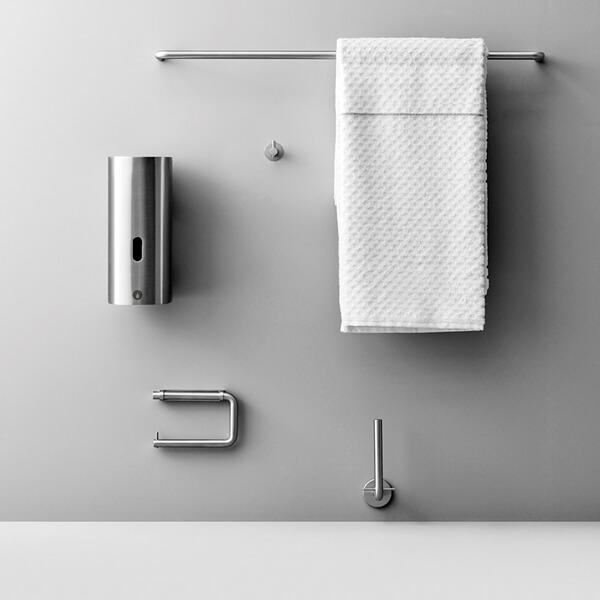 d line toiletpapirholder - Børstet stål d line toiletpapirholder - Børstet stål