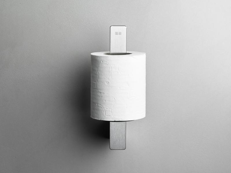 Unidrain ReFrame reserve toiletpapirholder - B&oslash;rstet st&aring;l