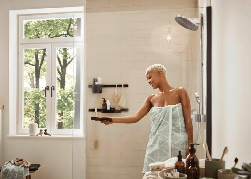 Hansgrohe WallStoris bruseskraber - Mat hvid Hansgrohe WallStoris bruseskraber - Mat hvid