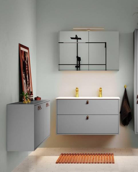 Gustavsberg spejlskab Artic 100 - Askegrå Gustavsberg spejlskab Artic 100 - Askegrå