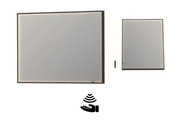 Sanibell Ink SP19 spejl m/lys, varme og sensor 120 x 80 cm - Børstet kobber Sanibell Ink SP19 spejl m/lys, varme og sensor 120 x 80 cm - Børstet kobber