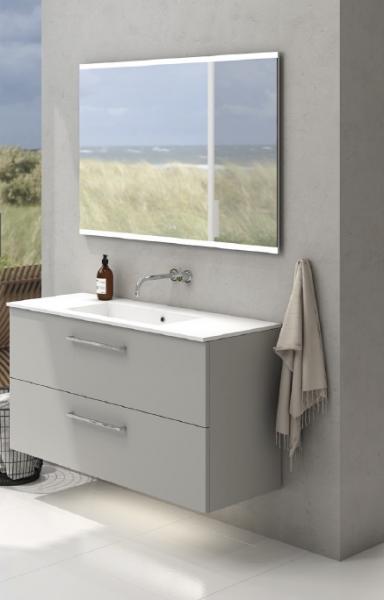 Dansani Panorama spejl med lysstyring - 80