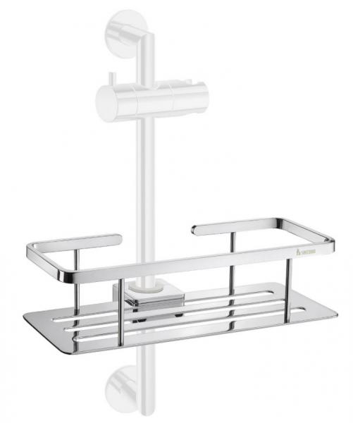 Smedbo Sideline brusehylde til brusestang - Mat sort Smedbo Sideline brusehylde til brusestang - Mat sort