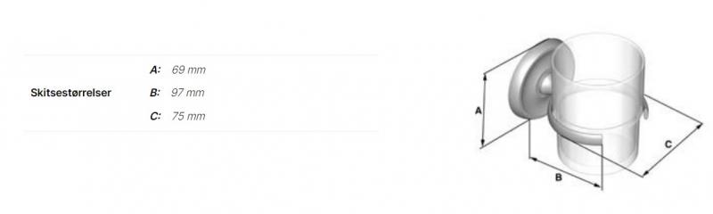 Smedbo Villa tilbehørspakke til bad - Krom Smedbo Villa tilbehørspakke til bad - Krom