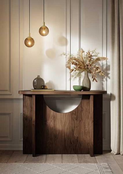 Cassøe Luna pendel m/bruntonet glas - Børstet messing Cassøe Luna pendel m/bruntonet glas - Børstet messing