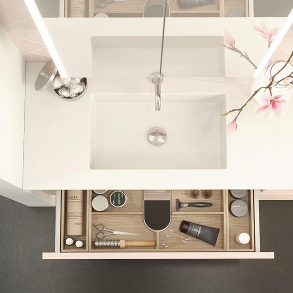 Dansani Luna Urban 160 møbelsæt m/Minore dobbeltvask og 4 skuffer - Valgfri farve Dansani Luna Urban 160 møbelsæt m/Minore dobbeltvask og 4 skuffer - Valgfri farve