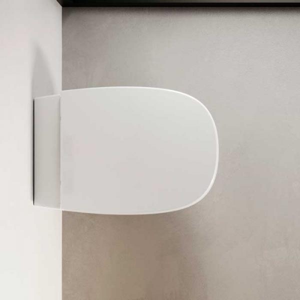 Catalano Alvea toiletpakke inkl. toiletsæde m/SoftClose, cisterne og hvid betjening