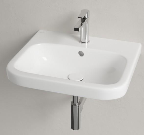 V&B Architectura 55 håndvask t/væg - 1/3 hanehuller V&B Architectura 55 håndvask t/væg - 1/3 hanehuller