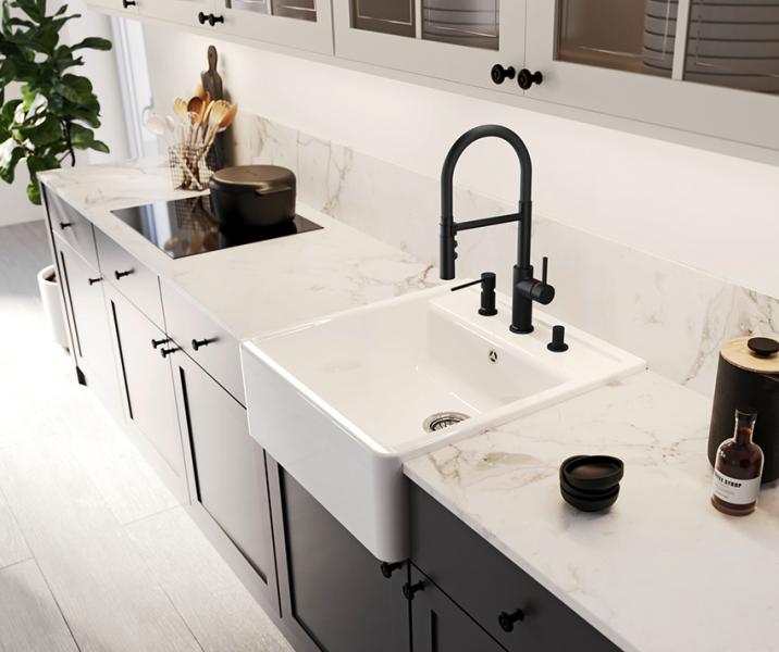 Blanco Panor 60 køkkenvask i porcelæn - Krystalhvid Blanco Panor 60 køkkenvask i porcelæn - Krystalhvid