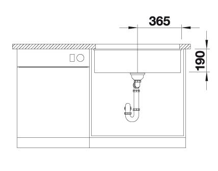 Blanco Subline 700-U køkkenvask - Soft white Blanco Subline 700-U køkkenvask - Soft white