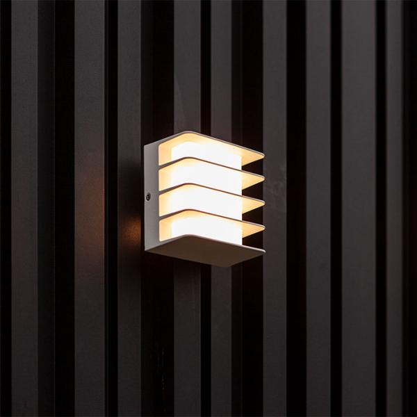 Lutec Modern Gridy udendørslampe til væg - Vendbar Lutec Modern Gridy udendørslampe til væg - Vendbar