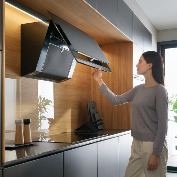 Eico True Double Black F80 emhætte til vægmontering - Sort Eico True Double Black F80 emhætte til vægmontering - Sort