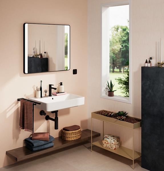 hansgrohe Xanuia Q 65 håndvask t/væg - 1 hanehul hansgrohe Xanuia Q 65 håndvask t/væg - 1 hanehul