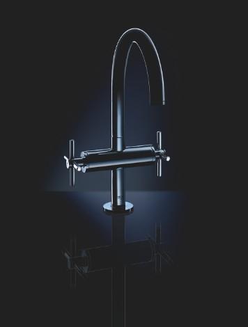 Grohe Atrio New håndvaskarmatur - Børstet hard graphite Grohe Atrio New håndvaskarmatur - Børstet hard graphite
