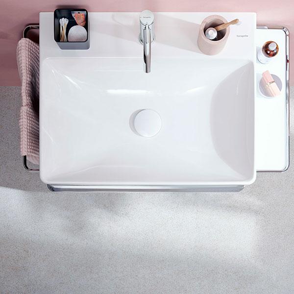 hansgrohe Tecturis S 110 håndvaskarmatur m/CoolStart og EcoSmart+ - Krom