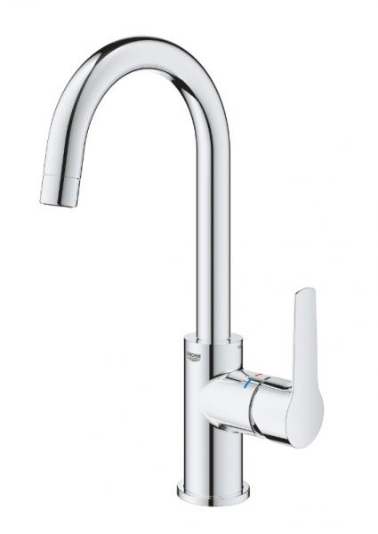 Grohe Start håndvaskarmatur L m/bundventil - Krom Grohe Start håndvaskarmatur L m/bundventil - Krom