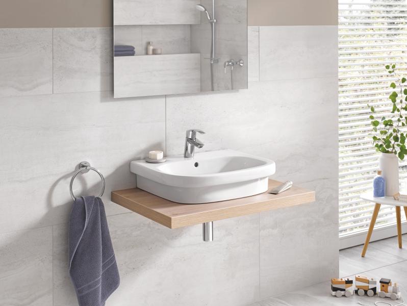 Grohe Eurosmart håndvaskarmatur m/bundventil og vandsparer Grohe Eurosmart håndvaskarmatur m/bundventil og vandsparer