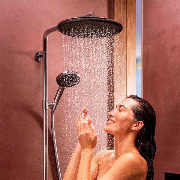 hansgrohe Raindance Alive S Puro Showerpipe 300 1jet m/EcoSmart og termostat - Krom