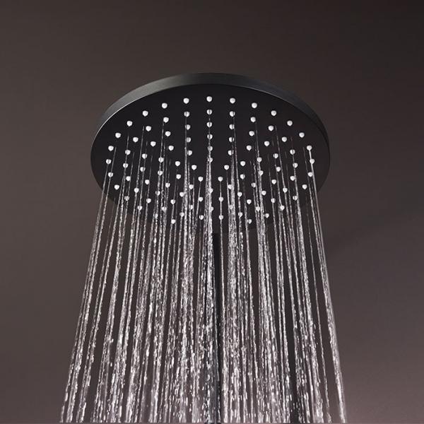 hansgrohe Vernis Blend EcoSmart showerpipe Ø200 - Mat sort