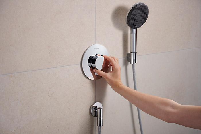 hansgrohe Ecostat Comfort S termostatarmatur til indbygning m/afspærring - 1 udtag - Krom