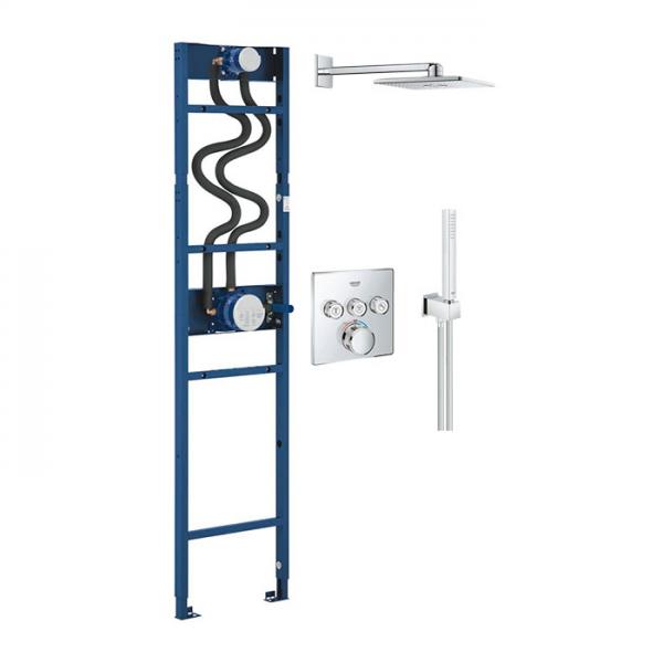 Grohe SmartControl 310 komplet brusesystem m/Shower Frame - Firkantet Grohe SmartControl 310 komplet brusesystem m/Shower Frame - Firkantet