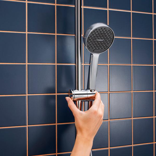hansgrohe Activera Select S brusesæt 95 2jet m/Ecosmart+ og brusestang 65 cm - Krom